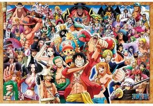 1000-380 2点 廃盤 1000ピース ジグソーパズル ワンピース One piece 麦わらの一味と能力者たち