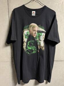 ヴィンテージ 00s Harry Potter ハリーポッター Tシャツ ドラコ・マルフォイ Draco Malfoy XXL FRUIT OF THE LOOM フルーツオブザルーム