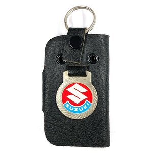 スズキ レザー キーケース SUZUKI Leather Key Case バイカー