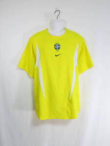 ブラジル代表 トレーニングシャツ ユニフォーム L ナイキ NIKE BRASIL サッカー プラクティスシャツ トレーニングウェア