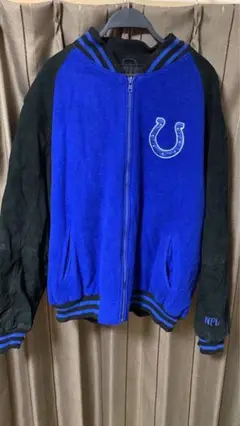 古着　ジャケット　NFL コルツ　スタジャン　ビンテージ　XL