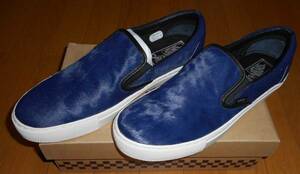 15aw新品SOPH×VANS紺26ｃｍレザースリッポン革靴FCRBUE