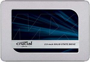 Crucial SSD 250GB MX500 内蔵2.5インチ 7mm (9.5mmスペーサー付属) 5年保証 【P