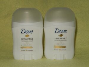 ♪♪無香料 Dove unscented スティックタイプ 48h 20ｇ 2本♪♪