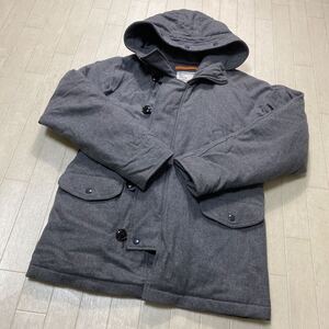 4004☆ monkey time UNITED ARROWS トップス アウター ダウンコート カジュアルコート メンズ L グレー