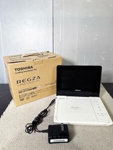 ★ 中古★東芝 TOSHIBA レグザ REGZA 7V型 ポータブル DVDプレイヤー【SD-P77SW】DPYC