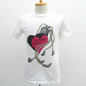 ★ ポールスミス 半袖Tシャツ ELECTRIC HEART ホワイト サイズM PJ-DW-35109 (0220494851)