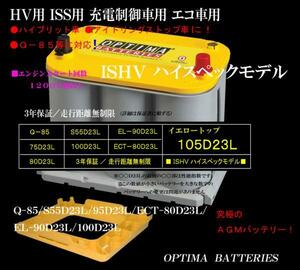 日野 レンジャー に！オプティマ・105D23LイエローKIT！2個セット！送料込み！