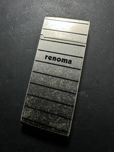 ★コレクター必見！！ renoma レノマ ビンテージ ガスライター シルバー 着火未確認 雑貨 タバコグッズ お洒落 小物 Z821