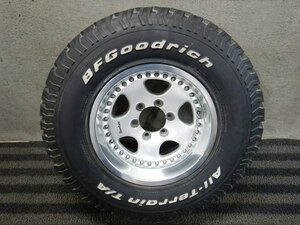 外T5350①■LT 275/70R16 119/116Q BF Goodrich All-Terrain A/T Deefield PASS 8.5J 6H -20 139.7■条件付送料無料■深リム 1本のみ