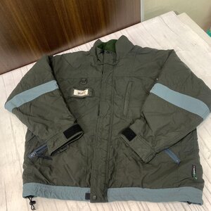 s001 Z8 ウールリッチ WOOLRICH 内側フリース ジャケット ブルゾン ブラック サイズL 深緑系 メンズ アウトドア 中古