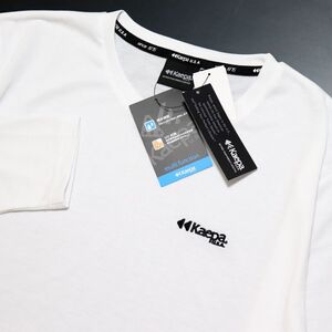 ●送料390円可能商品 ケイパ Kaepa 新品 メンズ 吸水速乾 UV対策 長袖 Tシャツ ロンT 白 XLサイズ [KPSF2504S-10-LL] 一 三 参★QWER★