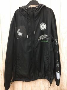 (ME) 美品 DIESEL ディーゼル J-HEAD JACKET プリント ウィンドブレーカー 2020 ナイロン パーカー