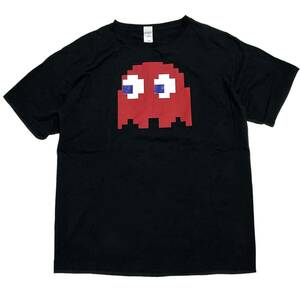 超レア【2000s Y2K ビンテージ PAC-MAN パックマン モンスター赤 Tシャツ L 】 アメリカ USA 90s 80s ゲーム ナムコ namco バンダイ