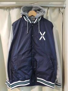 X-LARGE エクストララージ HOODED VARSITY JACKET スタジャン 人気商品 送料込 再値下げしました！