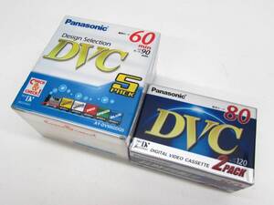 Panasonic パナソニック DVC miniDV カセットテープ 60分×5本 / 80分×2本 新品未開封 ビデオカメラ用