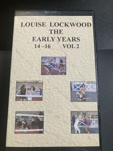 『LOUISE LOCKWOOD THE EARLY YEARS 2』英国女子レスラー VHSビデオテープ ▼ 女子プロレス ルイーズロックウッド キャットファイト