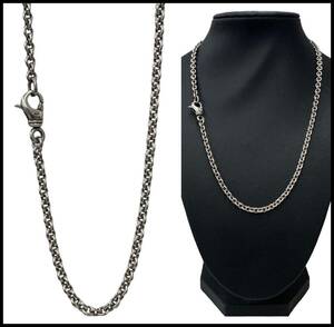 ★正規品★ CHROME HEARTS クロムハーツ CH シルバー Ne Chain Necklace 18inch 18インチ ボール ロール チェーン ネックレス 46cm