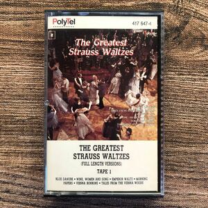 The Greatest Strauss Waltzes VIENNA PHILHARMONIC ORCHESTRA Conducted by WILLY BOSKOVSKY TAPE1