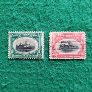 アメリカ合衆国切手 UNITED STATES POSTAGE ★2枚　1901年/外国切手