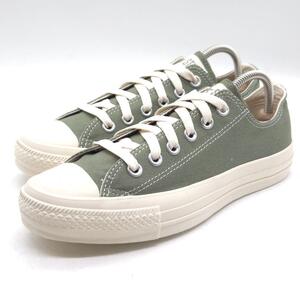 未使用 CONVERSE × earth コンバース アース スニーカー 24.5cm カーキ 5SD381 アメカジ 新品 未使用 自宅保管品