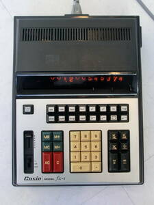 ◆casio nixie tube　scientific calculator　fx-1 カシオ　ニキシー管　表示放電管　関数電卓　作動品