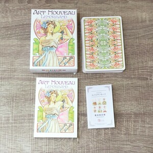 【オラクル】 日本語説明書付 海外版 ART NOUVEAU LENORMAND 36枚収納 ルノルマンカード タロット オラクル スピリチュアル 占い 運命 道標