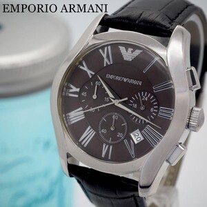 103 EMPORIO ARMANI アルマーニ 新品ベルト クロノグラフ