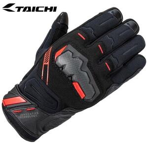 RS TAICHI RSタイチ RST647 アームド ウインターグローブ カラー:BLACK/RED サイズ:XL