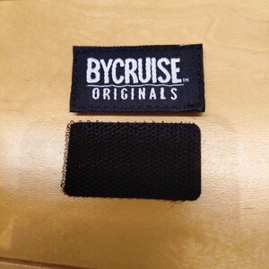 未使用 バイクルーズ BYCRUISE ORIGINALS ワッペン キャンプ アウトドア ソロキャン ベルクロ CAMP パッチ OUTDOOR PATCH アップリケ 