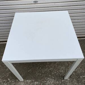 ★ IKEA イケア MELLTORP ダイニングテーブル2人用 ホワイト 792.463.77 79246377【中古品】★