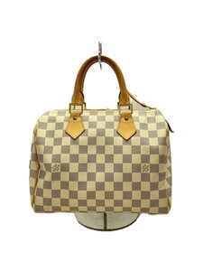 LOUIS VUITTON◆スピーディ30_ダミエ・アズール_WHT/PVC/WHT