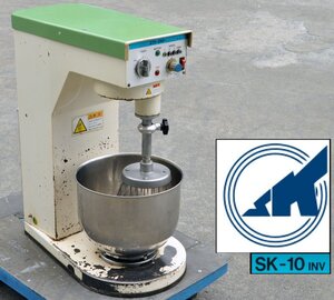 [動作OK] エスケーミキサー SKミキサー ミキサー SK-10 卓上ハイパワーミキサー フード 10L 製菓 調理 厨房用品 業務用 年式不明 (2)