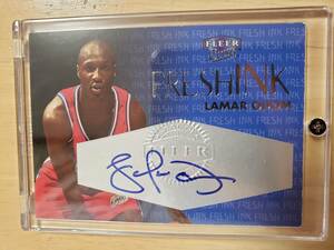 サイン 1999 -00 Fleer Ultra Fresh Ink LAMAR ODOM RC Auto / ラマー オドム Autograph 