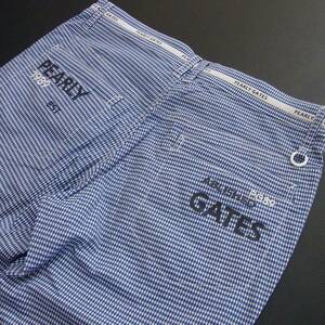 新品 正規品!! PEARLY GATES/パーリーゲイツ 大人気!! プラスクール 高回復 ストレッチパンツ ティー付【5/L】