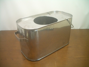 ◆厨房機器　フライヤー用油受け　ステンレス　油缶　　　　　