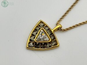 AL0606729　♭YVES SAINT LAURENT イヴサンローラン ネックレス ゴールドカラー ストーン ファッション小物 アクセサリー ジュエリー