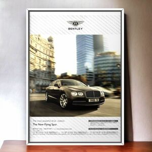 2000年代 当時物!!! Bentley 広告/ポスター ContinentalGT コンチネンタルGT フライングスパー 3W Mk1 ABA-BSBEB パーツ エアロ