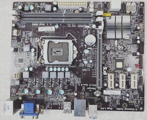 【中古パーツ】BIOS確認のみ、B75H2-M2 V:1.0 マザーボード ＩＯパネル LGA1155 ■MB2151