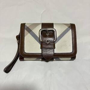 【BURBERRY BLUE LABEL】 2つ折り財布