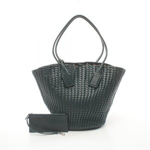 ボッテガヴェネタ ブランドオフ BOTTEGA VENETA レザー トートバッグ ラムスキン 中古 レディース