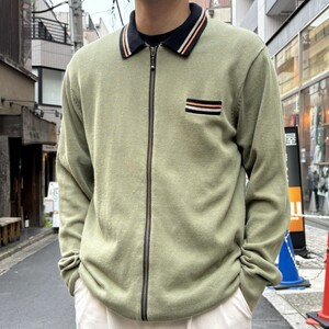 stussy 18AW Perry Zip L/SL Polo KnitポロシャツニットZIP UPセーター 8069000114225