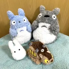 トトロとネコバス ぬいぐるみセット4体