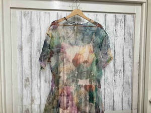 ZARA ZW COLLECTION/ SILHOUETTE PRINT DRESS 半袖ワンピース