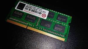 transcend 4gb ddr3 1066 一枚です。