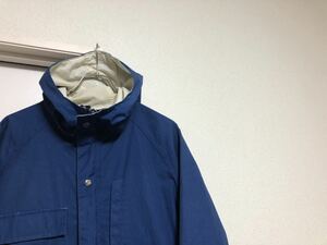 80sヴィンテージ MADE IN USAアメリカ製ウールリッチWOOLRICHマウンテンパーカーブルーsize M 涙型talonジッパー