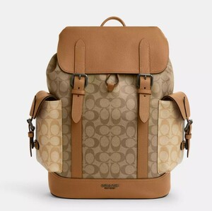 US限定!! 2024ss 日本未発売 COACH Hudson Backpack In Colorblock Signature Canvas ハドソン バックパック CR335　本物をお届け!!