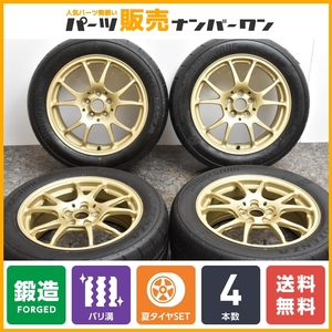 【軽量 鍛造】TWS T66-F 16in 7J +48 PCD100 ブリヂストン ポテンザ RE-12D 205/55R16 ZN6 ZC6 ZD8 ZN8 86 BRZ インプレッサ レガシィ