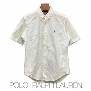 POLO, RALPH LAUREN, ポロラルフローレン, 半袖 シャツ ,ホワイト ,Mサイズ,古着