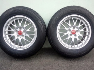 BBS RG-F RG365 SL 16インチ 7J +48 5H100 FORGED鍛造 215/65R16未使用ラジアルヨコハマジオランダー H/T-S SUBARU FORESTER LANCASTER RED